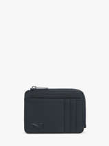 Portemonnee Met Kaarthouder Leder Nathan baume Blauw original n 217N